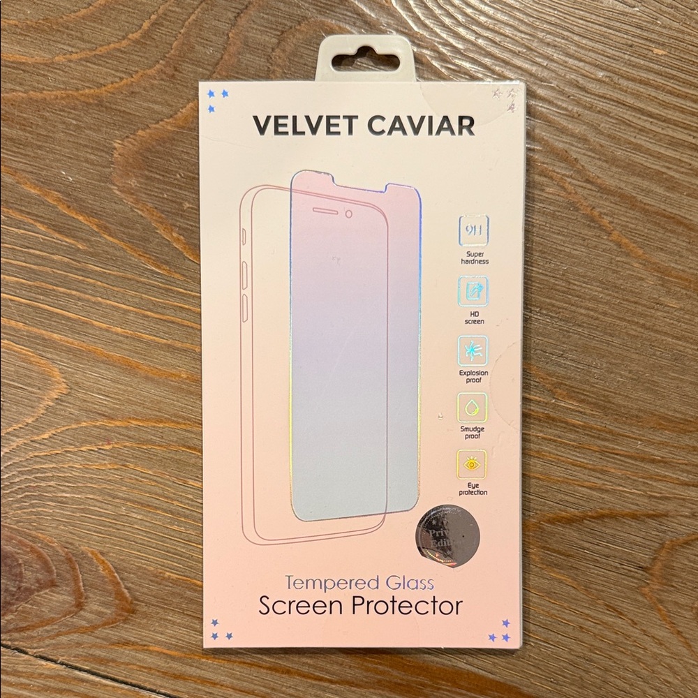 Velvet Caviar Tempered Glass Screen Protector - privacy screen IPhone 15 Pro Max